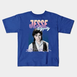 Jesse Katsopolis Full House 90s Styled Aesthetic Design Kids T-Shirt